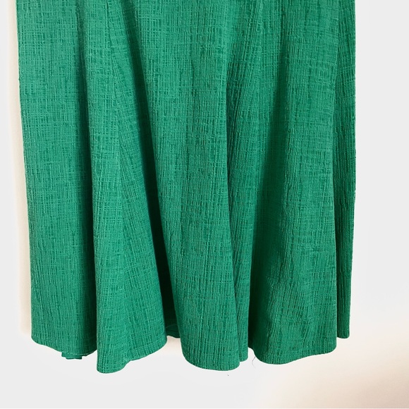 Anthropologie Maeve Nova Knit Fit And Flare Mini Dress in Kelly Green Size L EUC - Picture 10 of 10